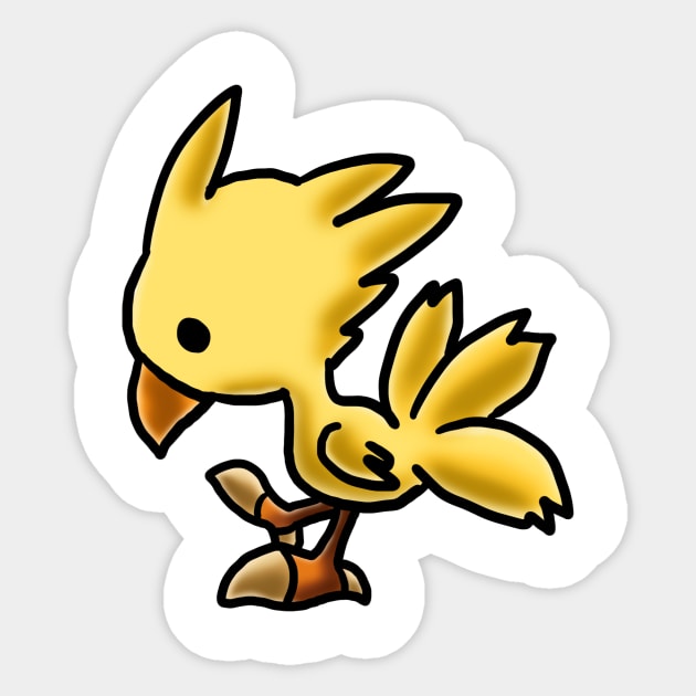 Chocobo Cute Sticker by mayying